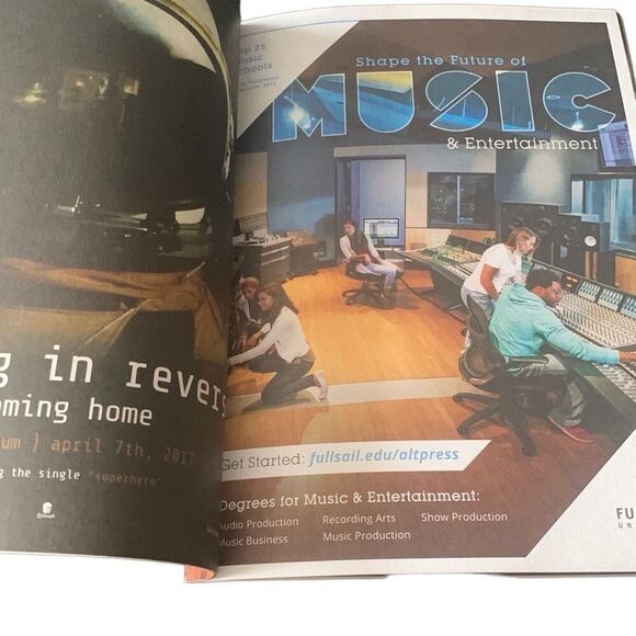 Pre Owned Alternative Press AP April 2017 Issue #345.1 Machine Gun Kelly - Picture 5 of 8